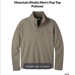 Men’s mountain khakis pop top pullover